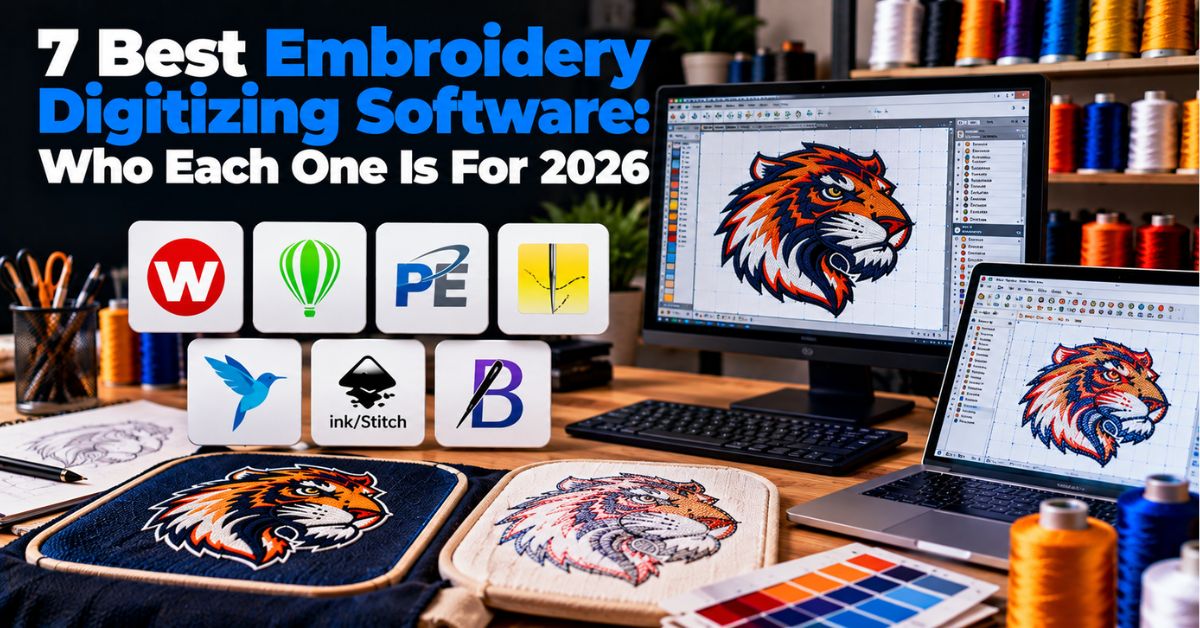 7 Best Embroidery Digitizing Software