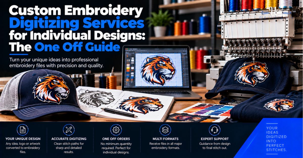 digitizing services for individual designs