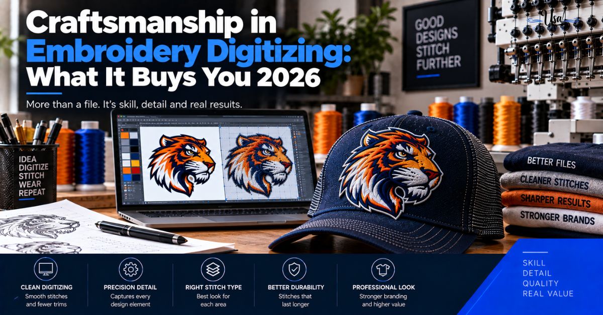 Craftsmanship in Embroidery Digitizing: What It Buys You 2026
