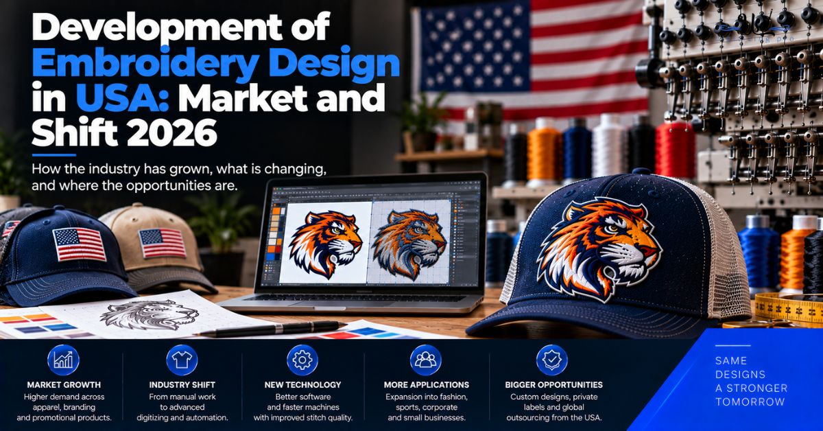 Development of Embroidery Design in USA: Market and Shift