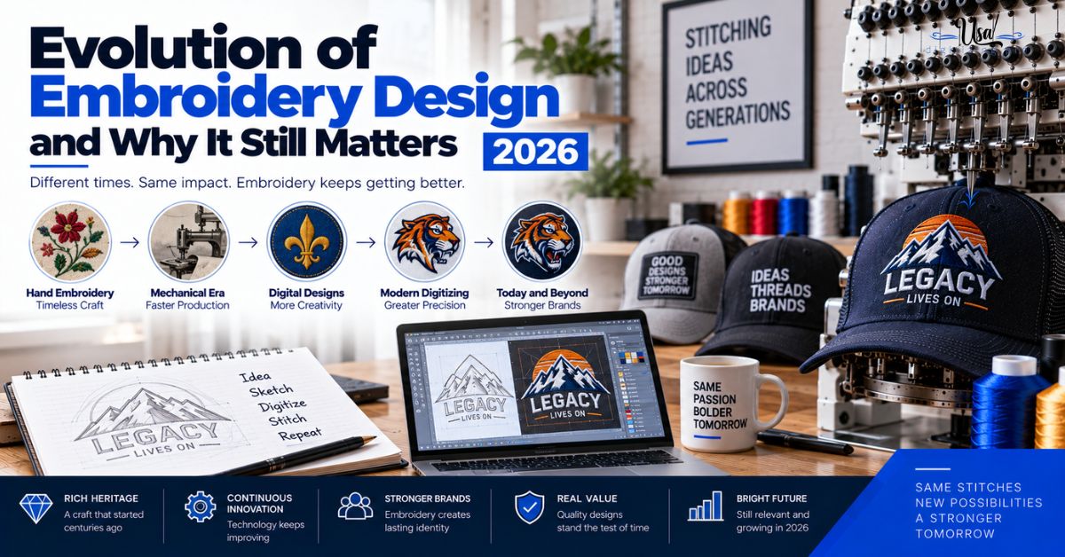 Evolution of Embroidery Design and Why It Still Matters