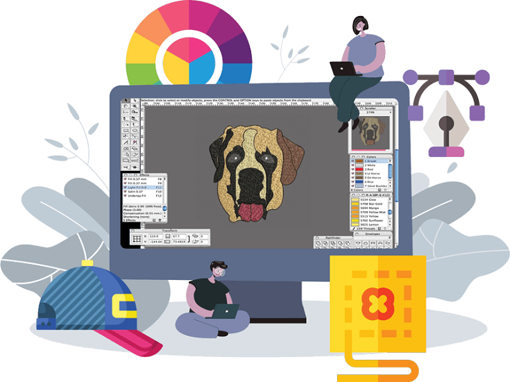 Embroidery designing is Shaped by Digital Threads