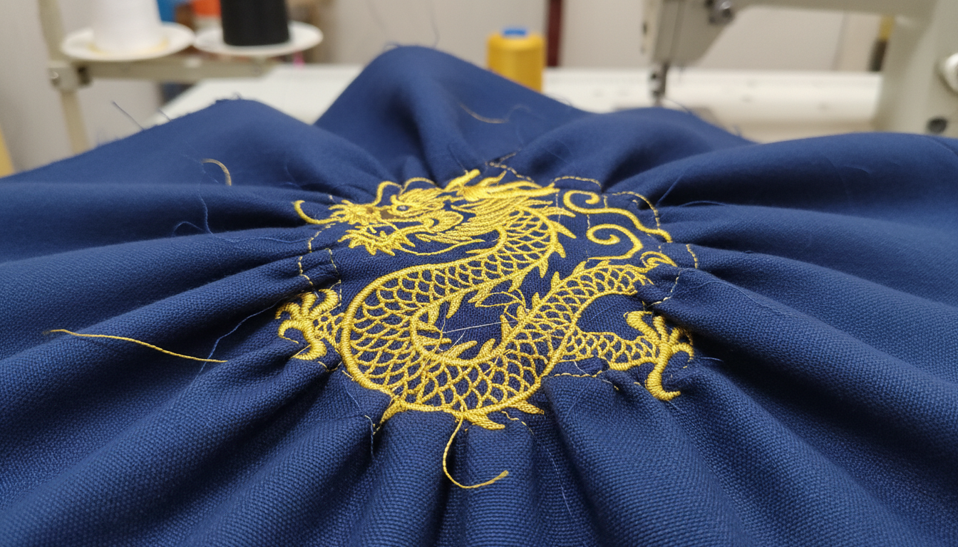 embroidery digitizing problems on fabric