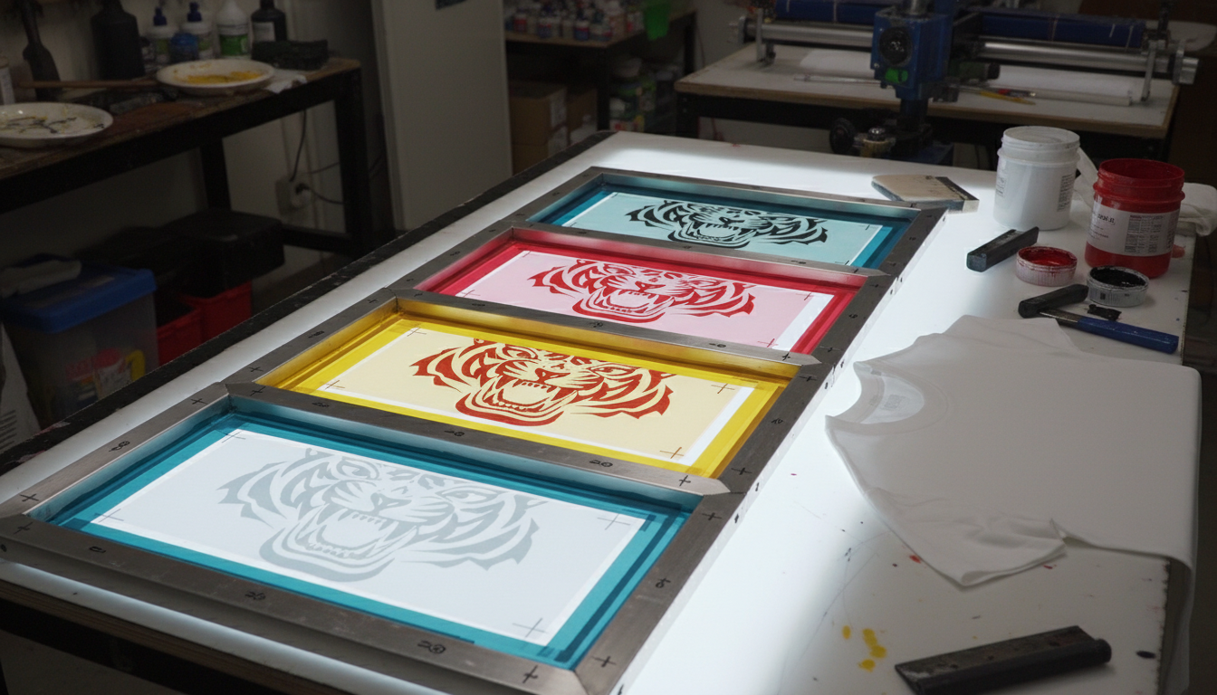 illustrator color separation layers