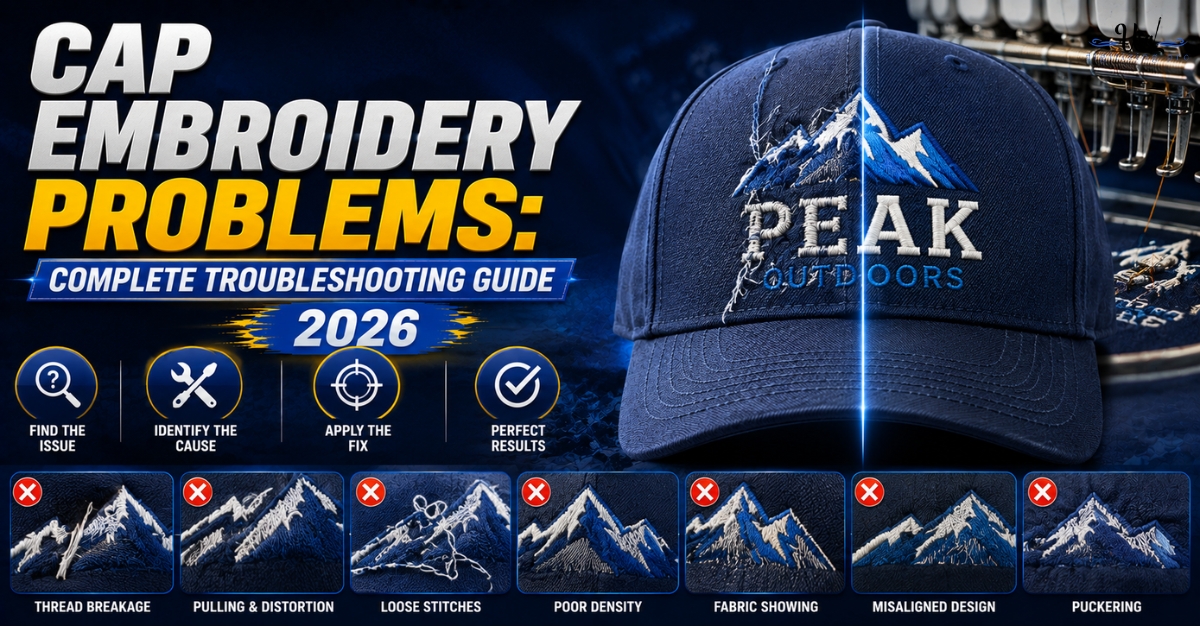 Cap Embroidery Problems: Complete Troubleshooting Guide 2026