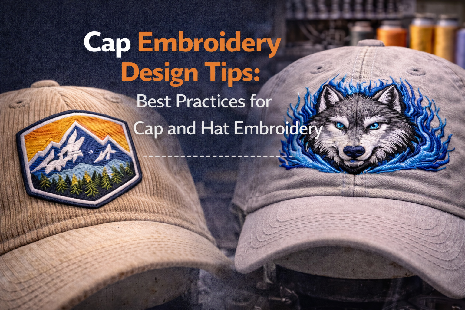 Cap Embroidery Design Tips