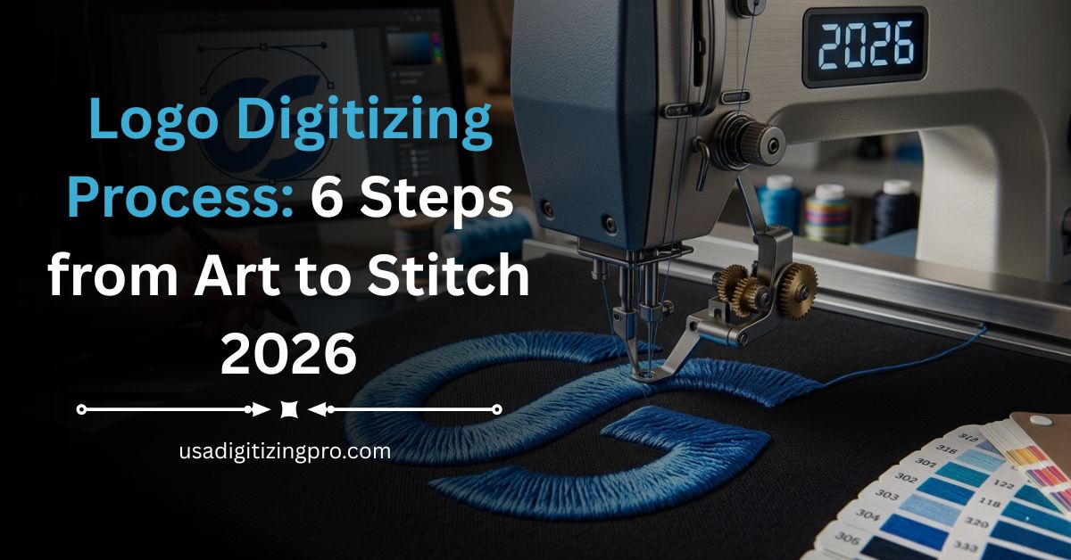 Logo Digitizing Process: 6 Steps from Art to Stitch 2026
