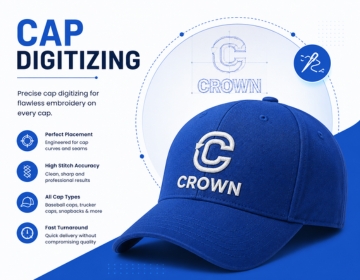 Why Cap Digitizing Is Different from Flat Garment Digitizing