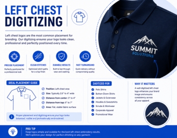 What Left Chest Digitizing Is