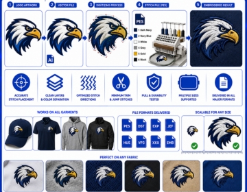 What Logo Embroidery Digitizing Actually Is